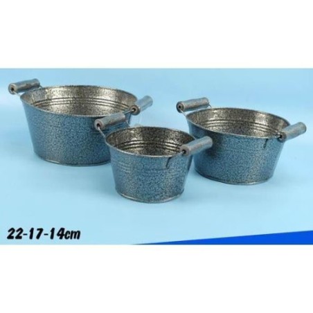 FIORIERE TRIS TONDE EAN 8015361275365 INGROSSO VASI E ARTICOLI DA GIARDINO