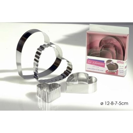 INGROSSO FORMINE CUORE SET 4PZ