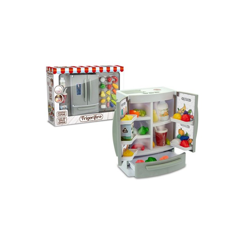 FRIGORIFERO CON LUCI E FUNZIONE VAPORIZZ EAN 8017967666813 INGROSSO GIOCATTOLI IN SCATOLA