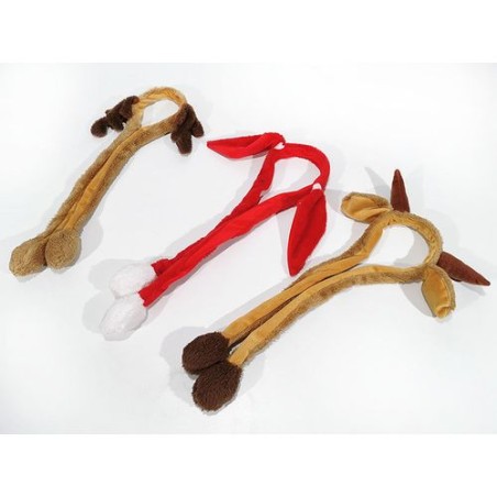 INGROSSO FRONTINO NATALIZIO BUE/ASINO/RENNA ORECCHIE MOVIBIL