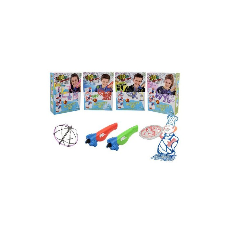 IDO3D ACTIVITY SET ASS.2 28X7X21.5CM PILE INCLUSE - 4 MODELLI EAN 8056379038597 INGROSSO GIOCHI CREATIVI
