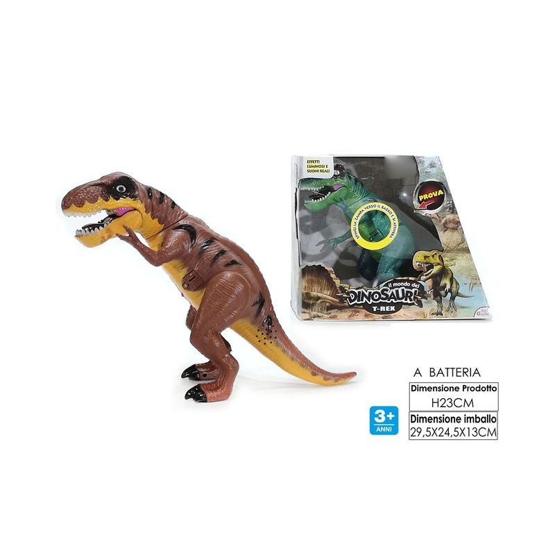IL MONDO DEI DINOSAURI-T-REX TRY-ME 2ASS EAN 8015361165536 INGROSSO ANIMALI GIOCATTOLO