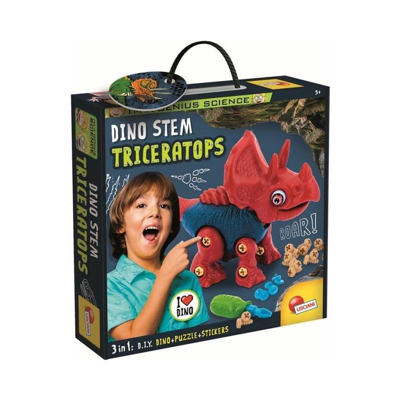 I'M A GENIUS DINO STEM TRICERATOPO EAN 8008324092420 INGROSSO SCIENZA E GIOCO LISCIANI