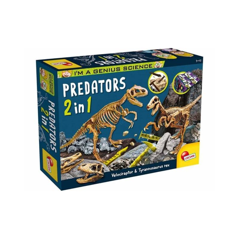 I'M A GENIUS PREDATORS 2 IN 1 EAN  INGROSSO SCIENZA E GIOCO LISCIANI