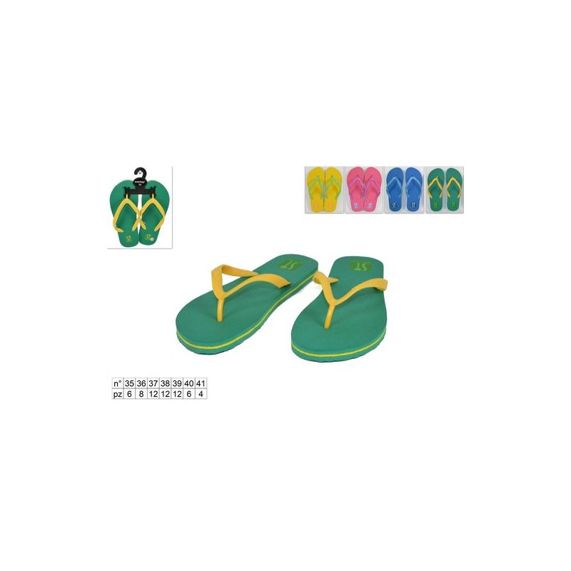 INFRADITO DONNA COLORATO 35-41 EAN 8034048325223 INGROSSO CIABATTE E SCARPE MARE