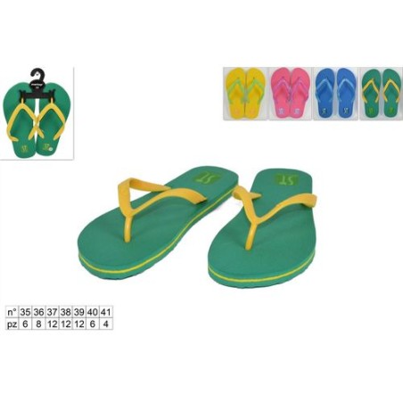 INFRADITO DONNA COLORATO 35-41 EAN 8034048325223 INGROSSO CIABATTE E SCARPE MARE