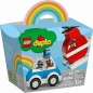 LEGO 10957 ELICOTTERO ANTINCENDIO E AUTO DELLA POLIZIA EAN  INGROSSO LEGO DUPLO