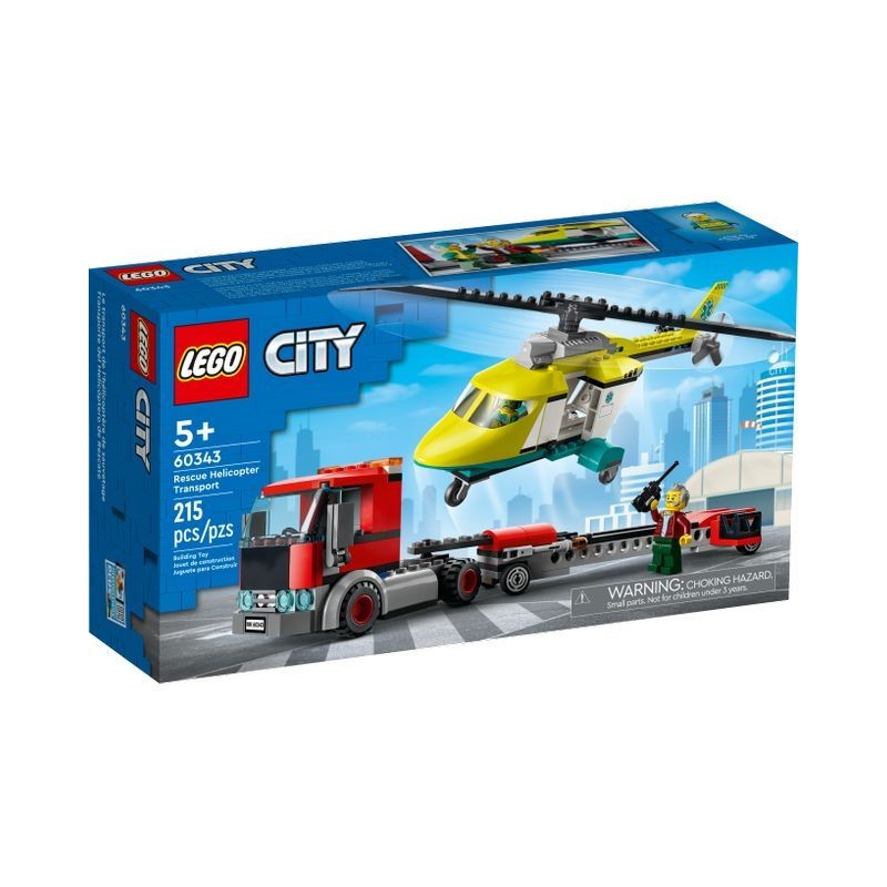LEGO 60343 TRASPORTATORE ELICOTTERI DI SALVATAGGIO EAN 5702017161150 INGROSSO LEGO CITY