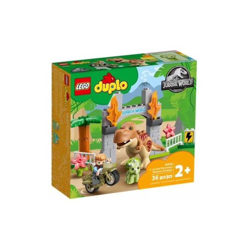 LEGO DUPLO 10939 FUGA DEL T.REX E DEL TR ICERATOPO EAN 5702016911091 INGROSSO LEGO DUPLO