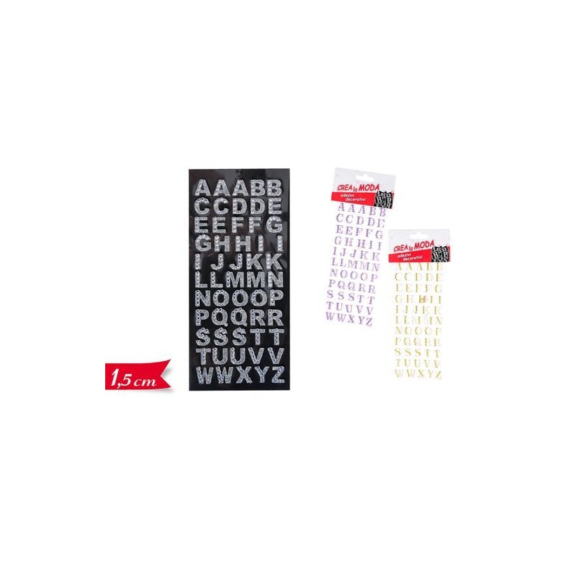 ADESIVI ALFABETO ASSORTITI EAN 8032732238866 INGROSSO STICKER
