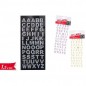 ADESIVI ALFABETO ASSORTITI EAN 8032732238866 INGROSSO STICKER