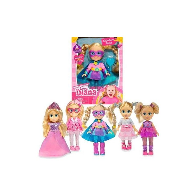 LOVE DIANA MINI DOLL CM.15 ASS EAN 8056379115748 INGROSSO BAMBOLE PUBBLICIZZATE