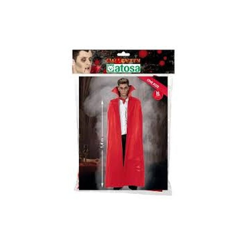 MANTELLO VAMPIRO 140CM ROSSO EAN 8422259409762 INGROSSO SET TRAVESTIMENTI HALLOWEEN
