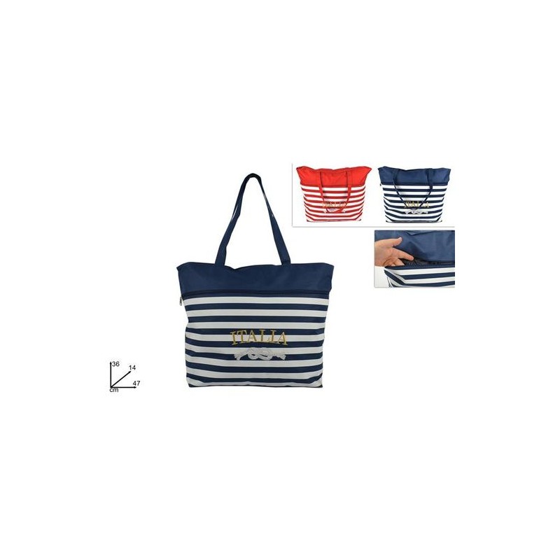 BORSA MARE FANT. ITALIA 2 COLORI EAN 8034048375181 INGROSSO BORSE MARE