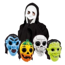 INGROSSO MASCHERA HALLOWEEN RAGAZZI CON CAPPUCCIO SOGG ASS
