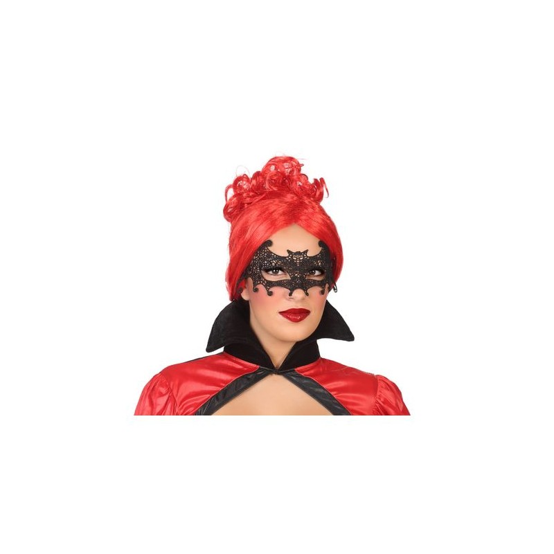 MASCHERINA RICAMATA A PIPISTRELLO EAN 8422259586784 INGROSSO MASCHERE DI HALLOWEEN