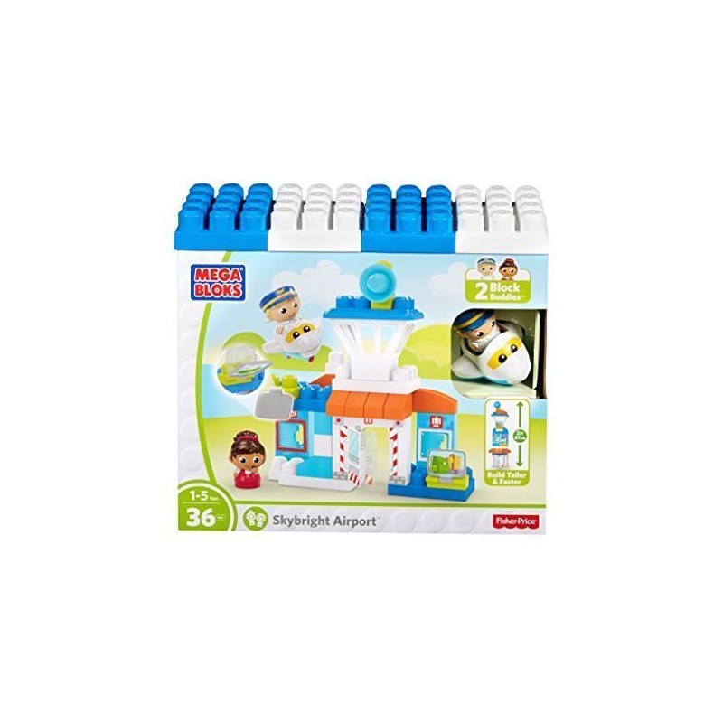 MEGA BLOCKS FB-AEROPORTO 1/5ANNI EAN 0887961318234 INGROSSO GIOCHI PRIMA INFANZIA