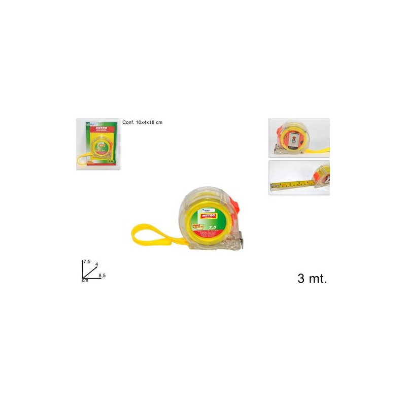 METRO RETRAIBILE 7.5MT EAN 8034048334942 INGROSSO VITI E CHIODI