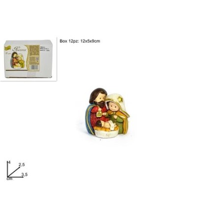 MINI NATIVITA 4CM EAN 8033113431289 INGROSSO PERSONAGGI PER IL PRESEPE E ANIMALI