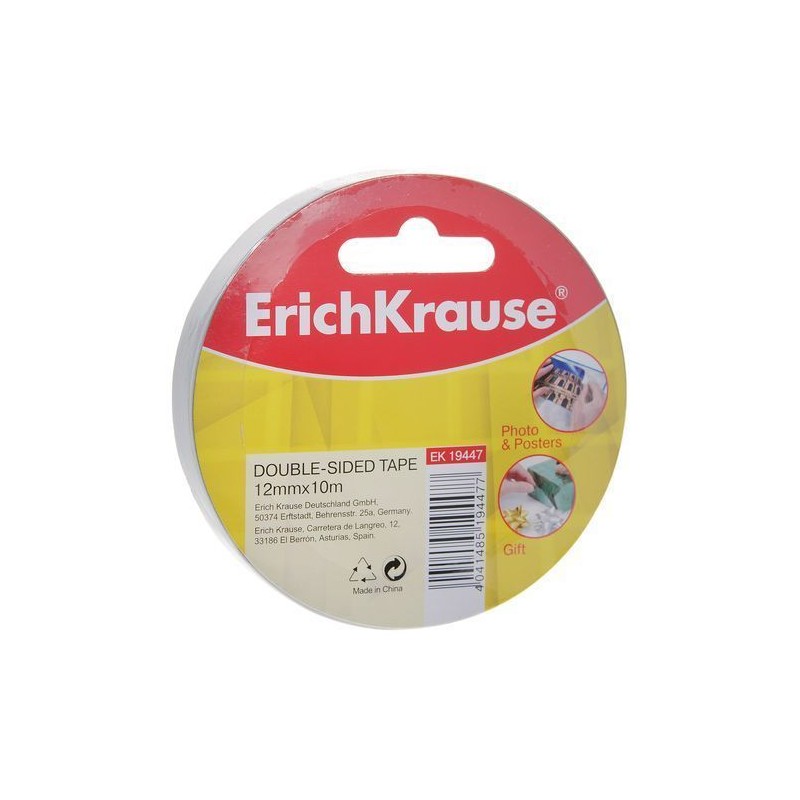 NASTRO BIADESIVO EK 12MM X 10M EAN 4041485194477 INGROSSO NASTRI ADESIVI