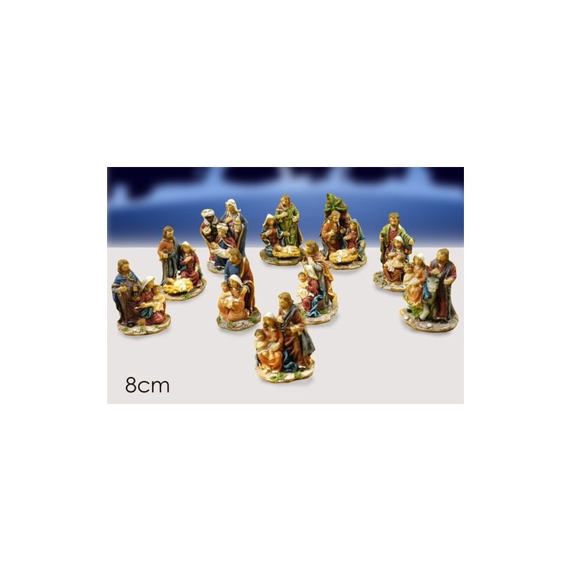 NATIVITA 10 ASS 8CM EAN 8015361514747 INGROSSO PERSONAGGI PER IL PRESEPE E ANIMALI