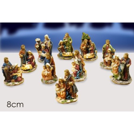 NATIVITA 10 ASS 8CM EAN 8015361514747 INGROSSO PERSONAGGI PER IL PRESEPE E ANIMALI