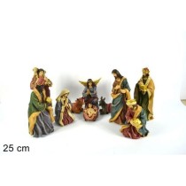 INGROSSO NATIVITA 10PZ 25CM ABIT