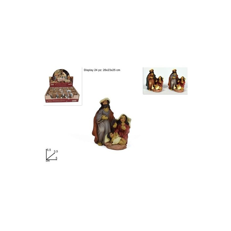 NATIVITA 5CM ASS IN DISPLAY EAN 8033113850264 INGROSSO PERSONAGGI PER IL PRESEPE E ANIMALI