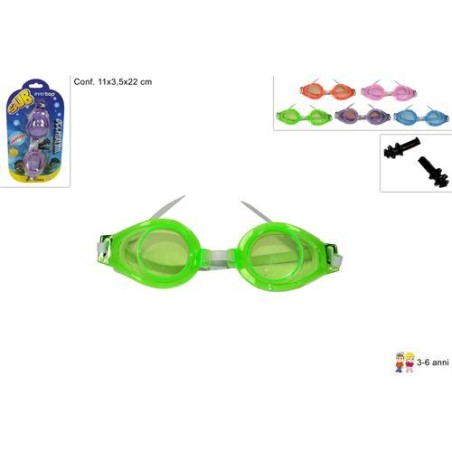 OCCHIALINI MARE ECON C/TAPPI 3-6 ANNI EAN 8027501405792 INGROSSO OCCHIALINI PISCINA