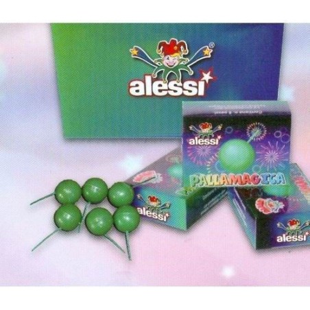 PALLINA SCOPPIETTANTE PZ.6 C.12 MULTIFLASH E CRACKLING EAN 8022349001236 INGROSSO PETARDI