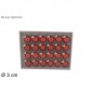 PALLINE VETRO SET 24PZ 3CM ROSSE IN BOX EAN 8033113970344 INGROSSO PALLINE DI NATALE E PUNTALI