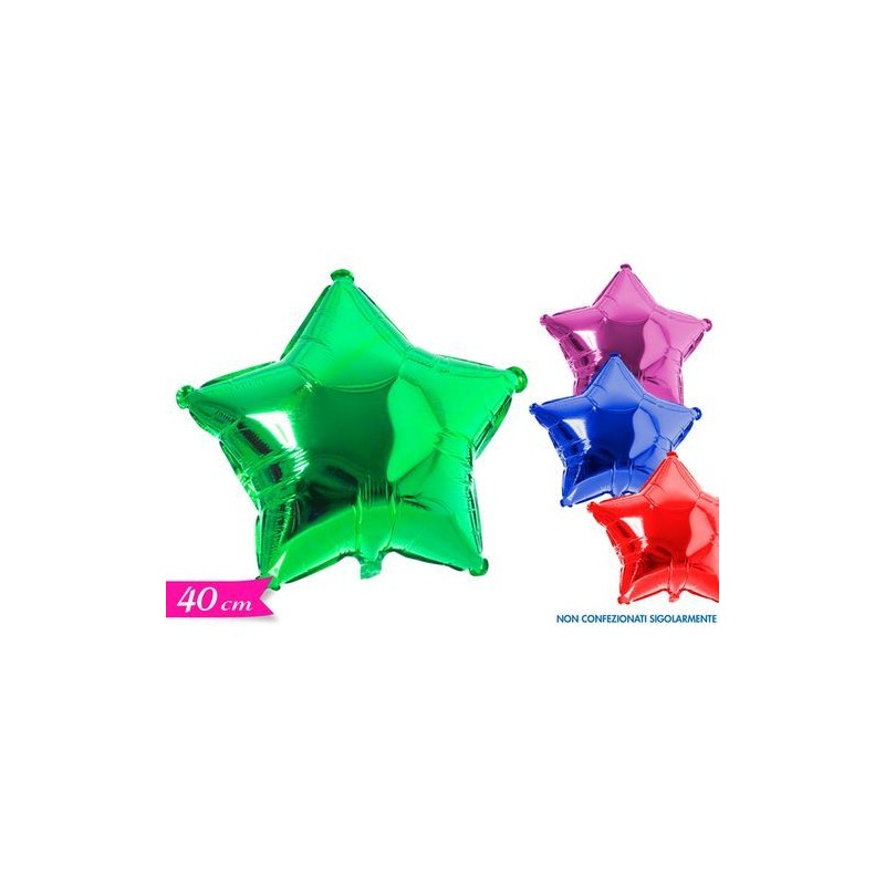 PALLONCINO STELLA 40CM EAN 8032732121038 INGROSSO PALLONCINI COMPLEANNO