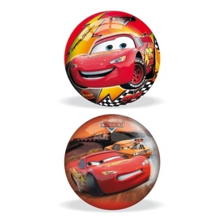 PALLONE CARS D.140CM GR.28 3 FANTASIE FONDO ROSSO CRICHETTO - SAETTA EAN 8001011054411 INGROSSO PALLONI CALCIO E VOLLEY