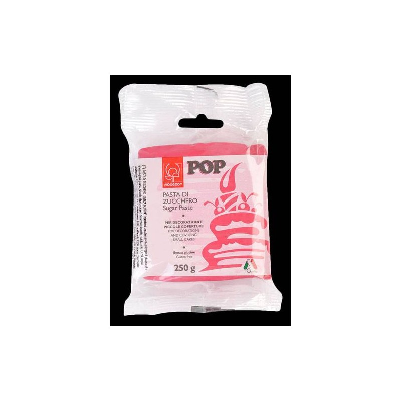 PASTA DI ZUCCHERO POP 250GR FUCSIA EAN 8019447292437 INGROSSO PASTA DI ZUCCHERO