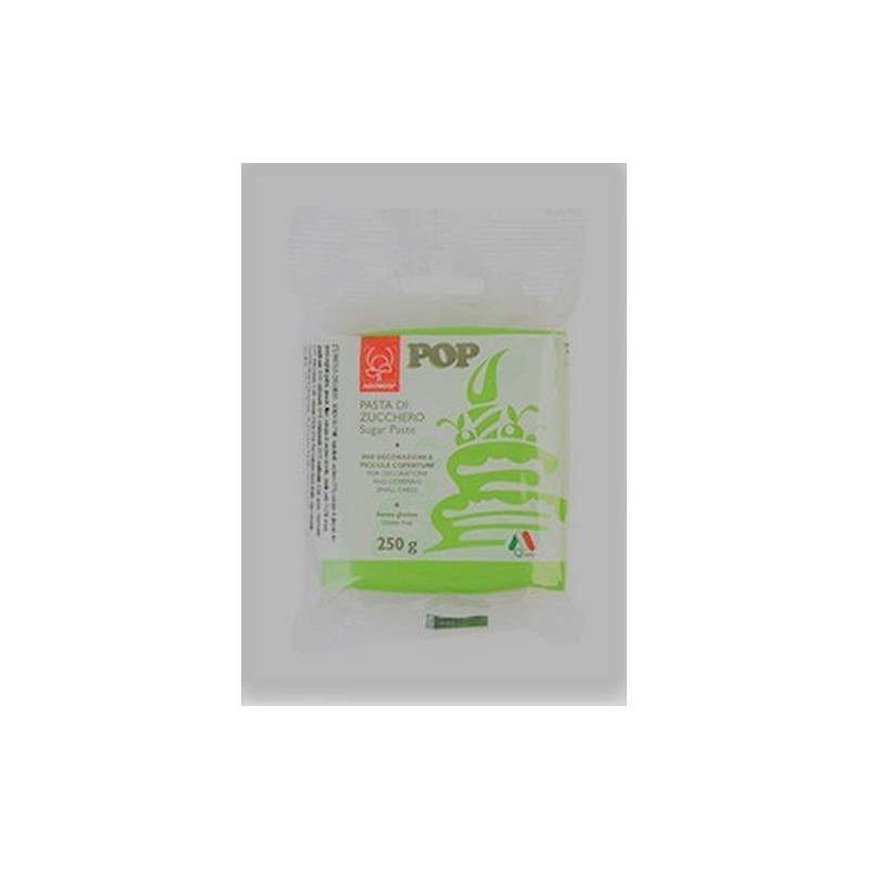 PASTA DI ZUCCHERO POP 250GR VERDE PRATO EAN 8019447292406 INGROSSO PASTA DI ZUCCHERO