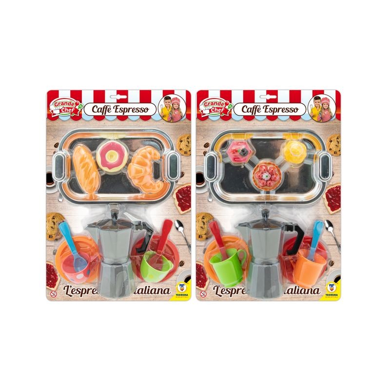 PICCOLI SPUNTINI C/CAFFETTIERA GRANDE CH EAN  INGROSSO GIOCHI DA EDICOLA