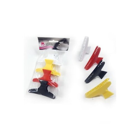 INGROSSO PINZA PARRUCCHIERE 4PZ COL.