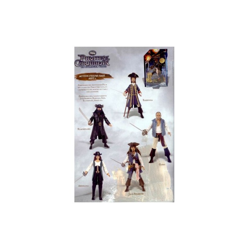 PIRATI DEI CARAIBI PERSONAGGIO BASE cm10 EAN 8001444416534 INGROSSO GIOCATTOLI