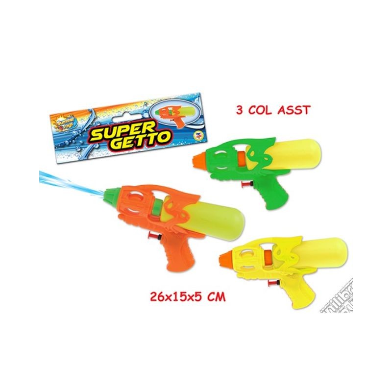 PISTOLA AD ACQUA 19CM 3COL EAN  INGROSSO PISTOLE ACQUA E SPRUZZATORI
