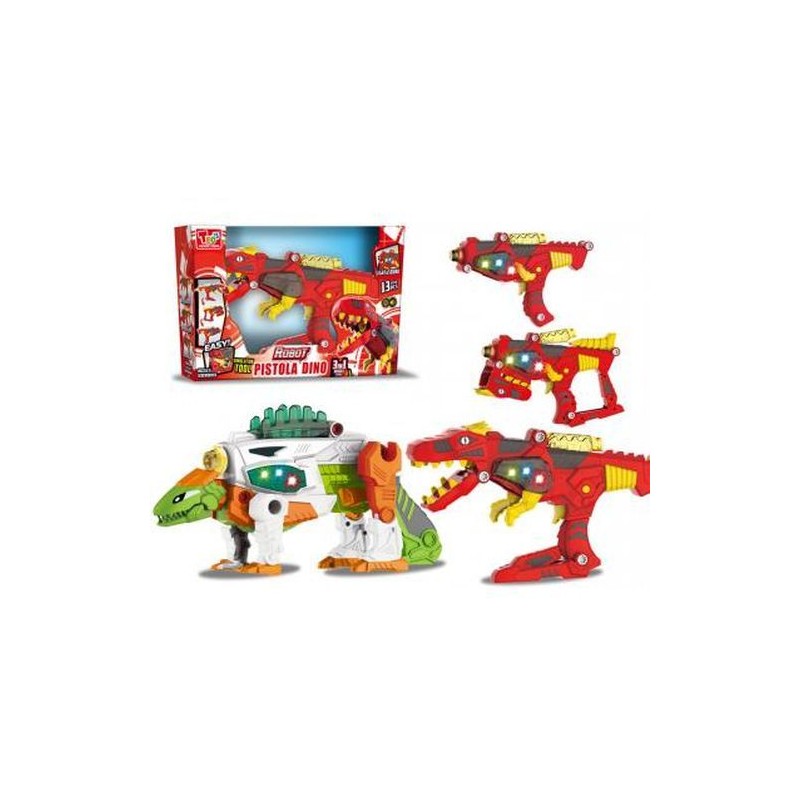 PISTOLA DINO 3 IN 1 LUCI E SUONI ASS EAN  INGROSSO PISTOLE GIOCATTOLO