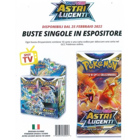 POKEMON SPADA E SCUDO ASTRI LUCENTI BUST