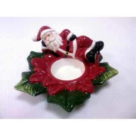 PORTACANDELA NATALIZIA YG1044 EAN 8025569402876 INGROSSO ACCESSORI ARREDO TAVOLA NATALIZIA