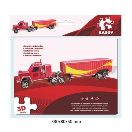 PUZZLE 3D 63PZ CAMION CONTAINER EAN 8422535863998 INGROSSO PUZZLE CLASSICI