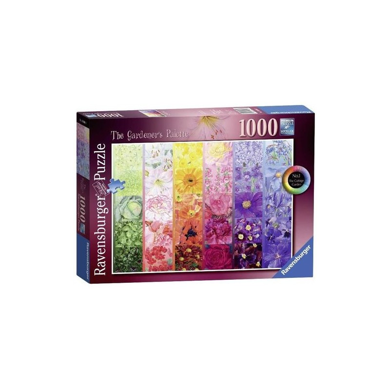 PUZZLE PZ.1000 GARDENER'S PALETTE N.1 RAVENSBURGER EAN 4005556198009 INGROSSO PUZZLE CLASSICI