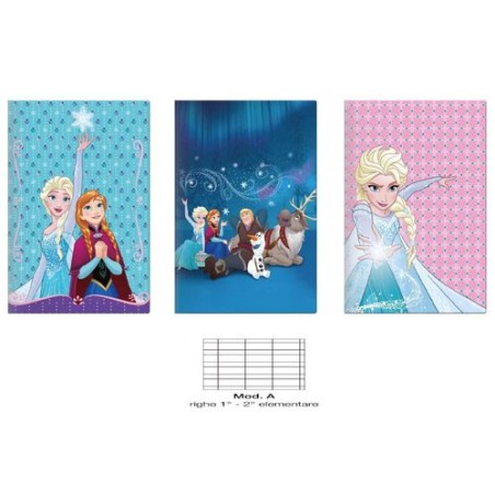 QUADERNO MAXI FROZEN 80GR 20+1FF -A- EAN 8414778540309 INGROSSO QUADERNONI 80GR