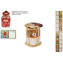 INGROSSO ROTOLO STICKER 40PZ FEL