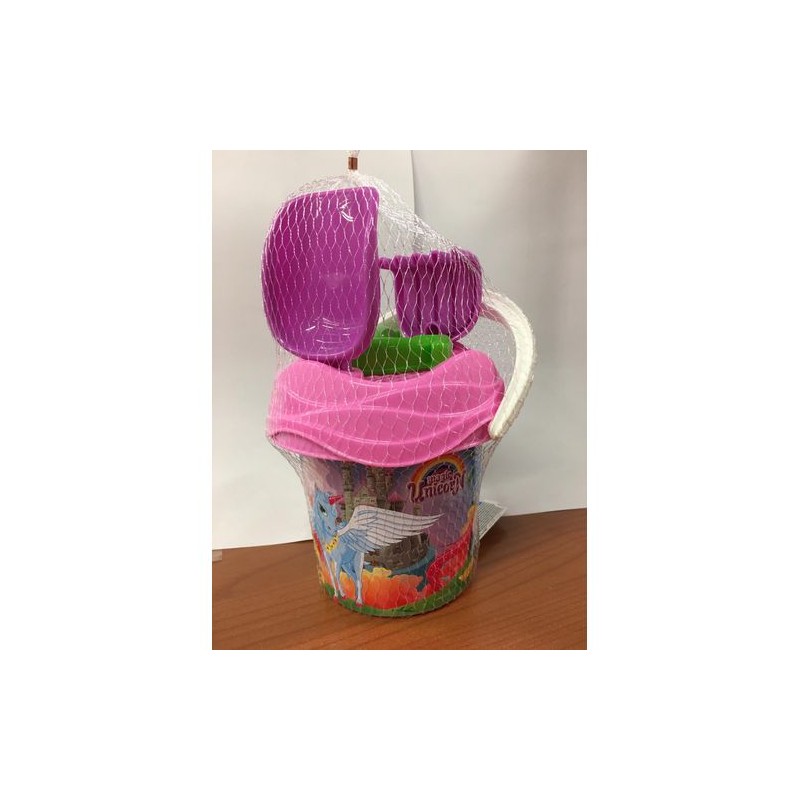 SECCHIELLO D.13 C/FORMINA UNICORN H.31CM EAN 8002936970008 INGROSSO SECCHIELLI CON FORMINE