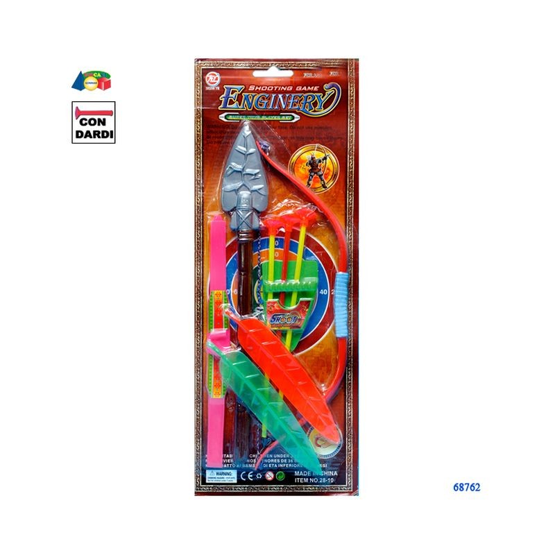 SET ARCO C/FRECCE EAN  INGROSSO SPADE GIOCATTOLO E ARCHI INDIANI