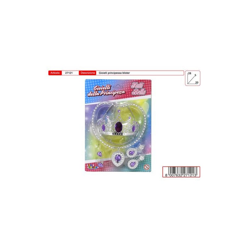 SET CORONA CON ORECCHINI EAN  INGROSSO GIOCHI DA EDICOLA