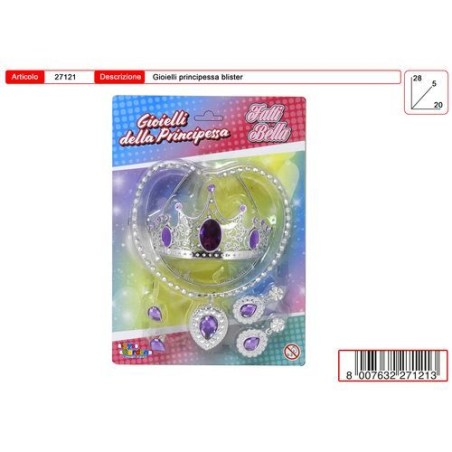 SET CORONA CON ORECCHINI EAN  INGROSSO GIOCHI DA EDICOLA